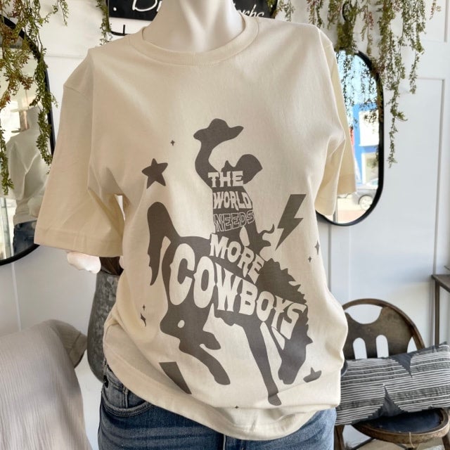 The World Needs More Cowboys Shirt - Shop Wyoming